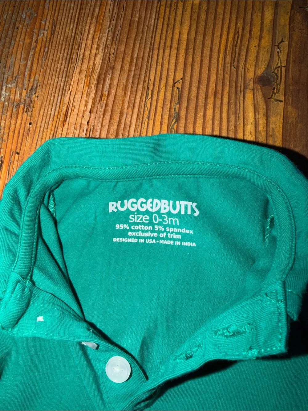 Rugged Butts Collared Onesie